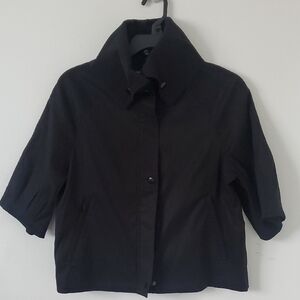 Samuel Dong Women's Black short Sleeves Jacket Sz M